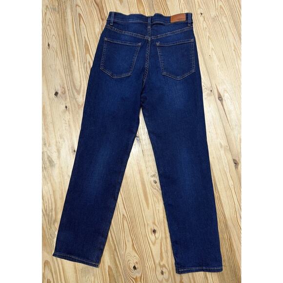 Express Slim Super High Rise Dark Wash Jeans NWT Size 8R 27x27 - Picture 2 of 9